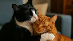 Ze omhelzen niet voor niets: hoe je weet of er echt vriendschap is tussen je katten